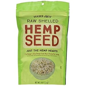 2 x Bags of Trader Joes Raw Shelled Hemp Seeds 8 oz