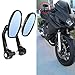 1 par Espejos retrovisores de la motocicleta de Espejo lateral universal de...