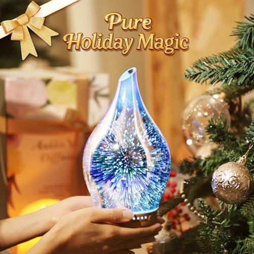 Diffuseur huiles essentielles verre 3D pour yoga et spa - 7