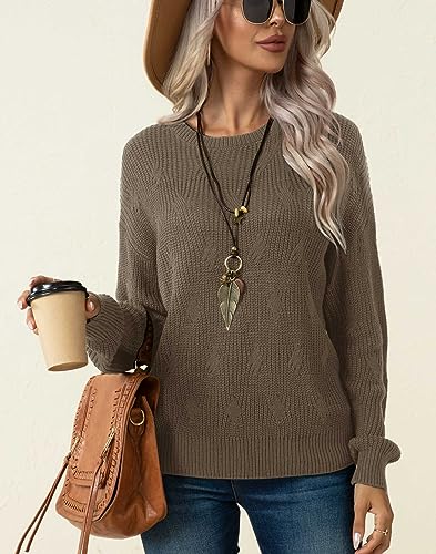 Jouica Women's Fall Lightweight Sweater Knit Casual Pullovers Sweaters for Women2