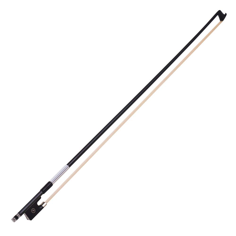 Andoer® - Archetto di violino 4/4 in fibra di carbonio, ebano 4/4 A