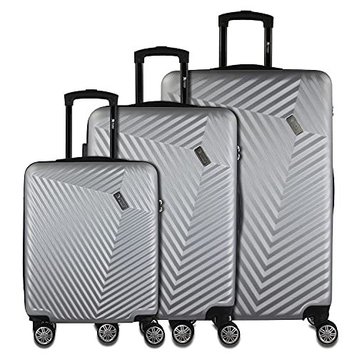 Bagages Mano Don Carlo argent pour voyager en famille ou partir en week-end