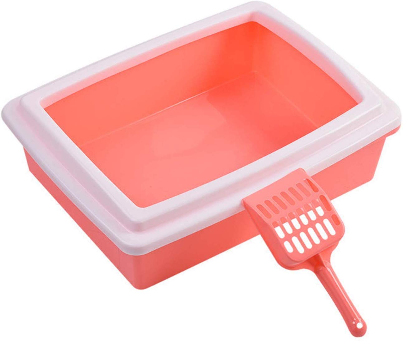 Emily Cat Litter Box Large cat Pot Anti-Splashing Deodorant semi-Closed cat Toilet Cat Potty Box (Pink) (B0834YCB99) Amazon Price History, Amazon Price Tracker