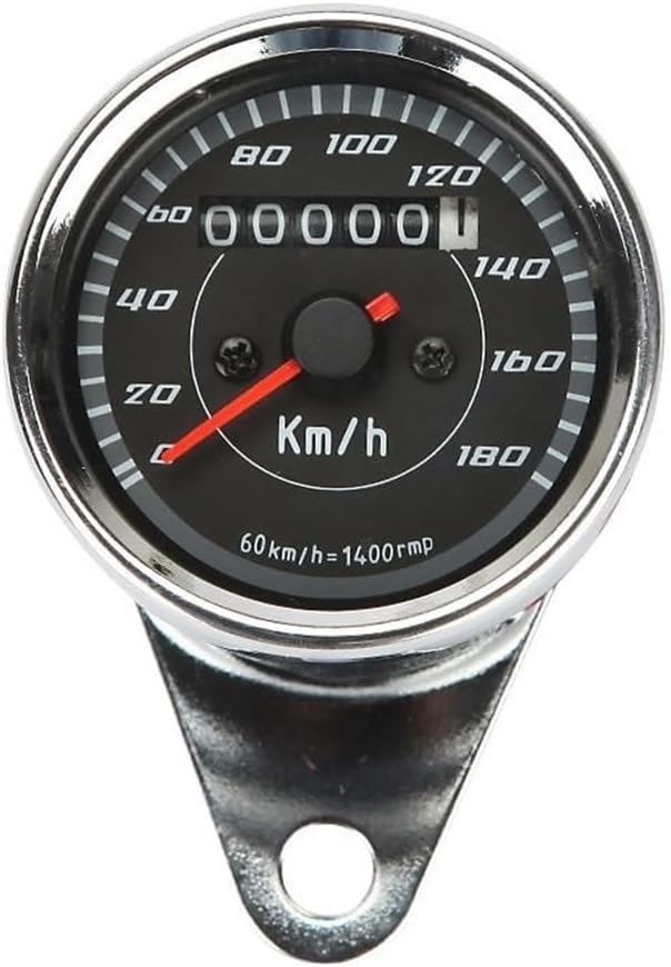 Motorcycle Odometer Gauge 1pc Universal Motorcycle Dual Odometer Backlight Tachometer Gauge
