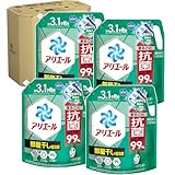 アリエール 洗濯洗剤 液体 超抗菌プレミアム 部屋干し超消臭 天日干し級にさわやかな香り 詰め替え 2210gｘ4袋 [大容量] [ケース品]