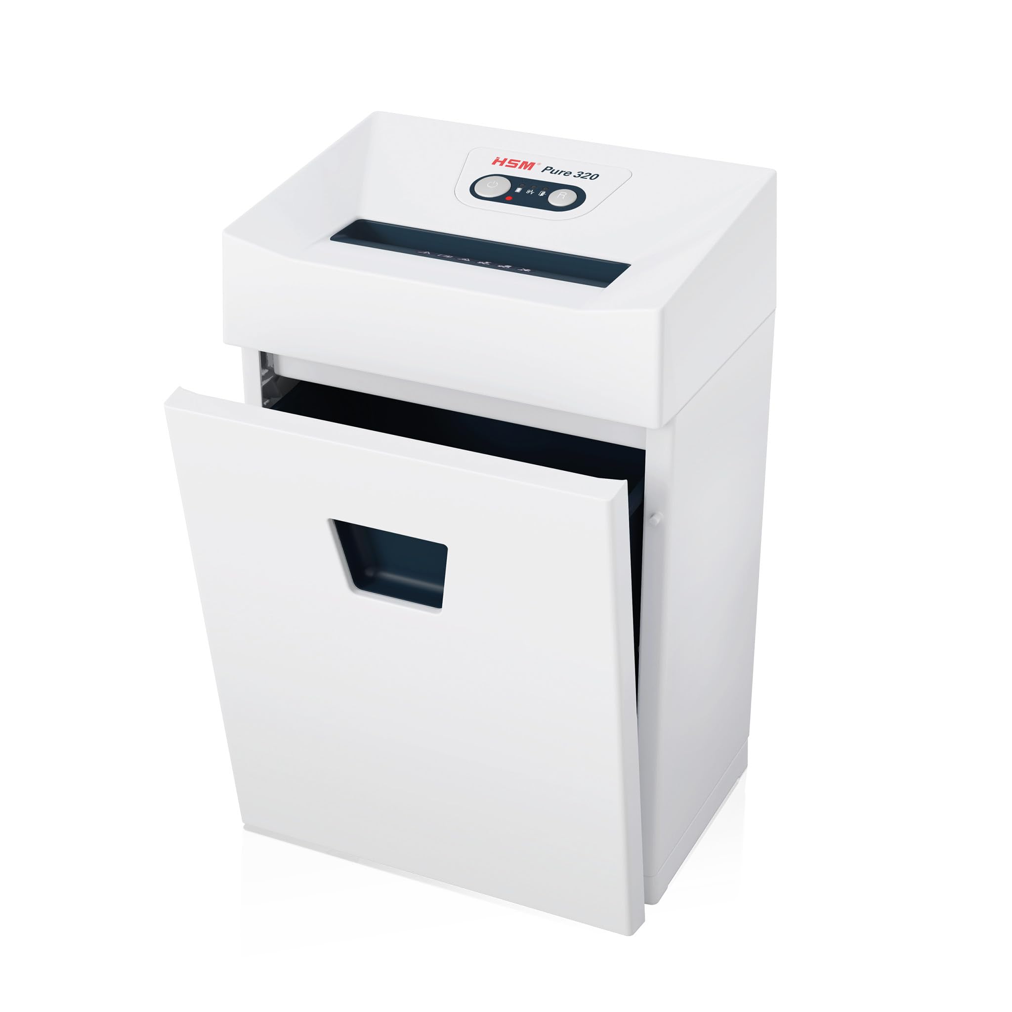 HSM Pure 320 2331121 Distruggidocumenti da 5,8 mm, Bianco