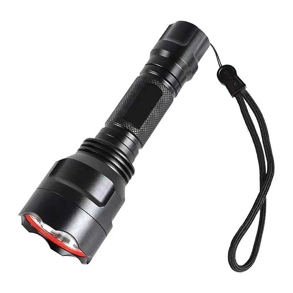 Mealoodiousmusea C8 Flashlight High-Power Brightness Rechargeable Torch Aluminium Alloy Tactical Camping Illumination Running Portable