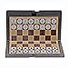 FCBF Schach Mini Pocket Schach Set Magnetische Schach Tragbare Faltbare Schach for Erwachsene Kinder Studenten Board Outdoor Reise Freizeit Puzzle Spiel Anfänger Kind Erwachsener