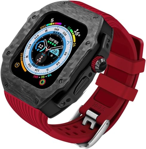 Bracelet Apple Watch carbone 45mm antichoc style RM