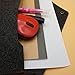 ERCENTURY Felt File Folder, Durable Briefcase, Document Bag, Paper File Folders, Portfolio Case, Letter Envelope, Handbag Button Closure, for Office Home School Stationery,Set of 2 (Dark & Light Grey)