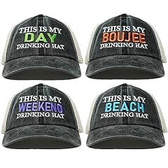 4 Pack - This is My Drinking Hat - Boujee Bundle