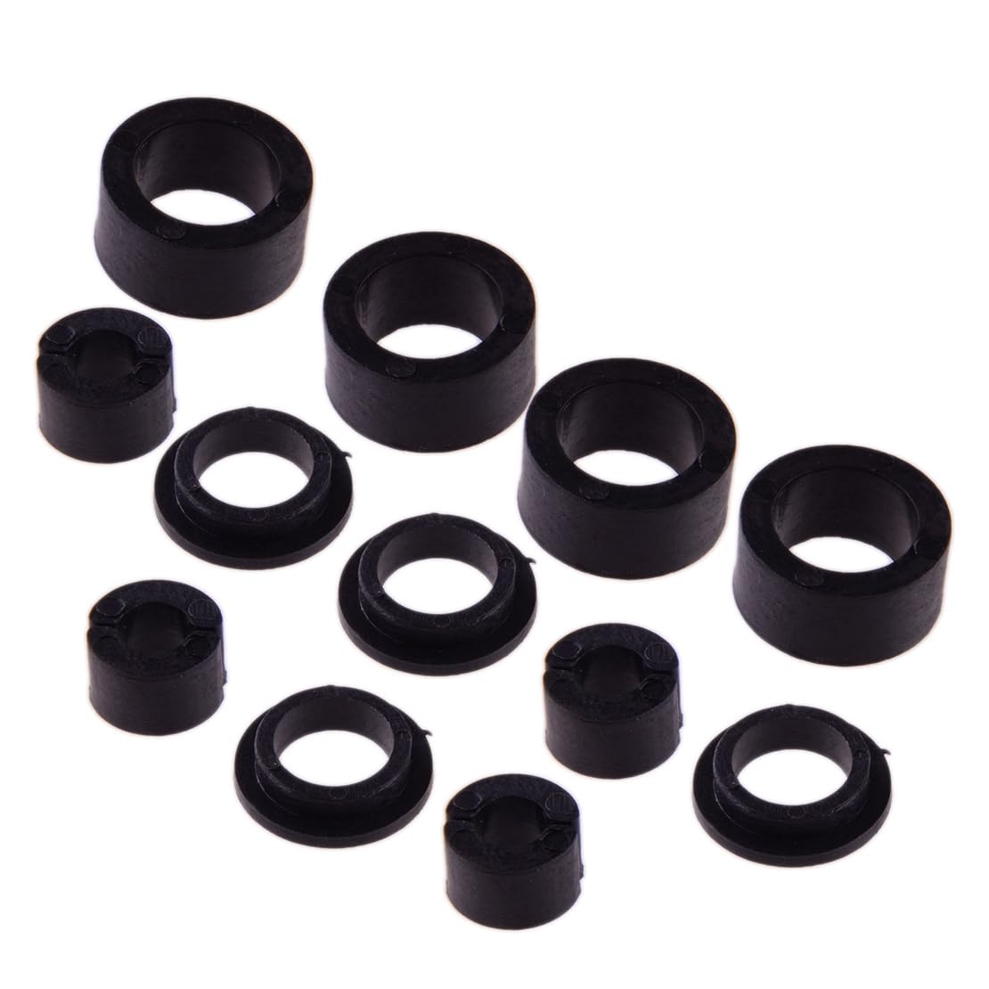 Yellowspeed Front Seat Support Bushings For 1998-2006 Jeep Wrangler TJ LJ – Black Plastic, Direct Fit