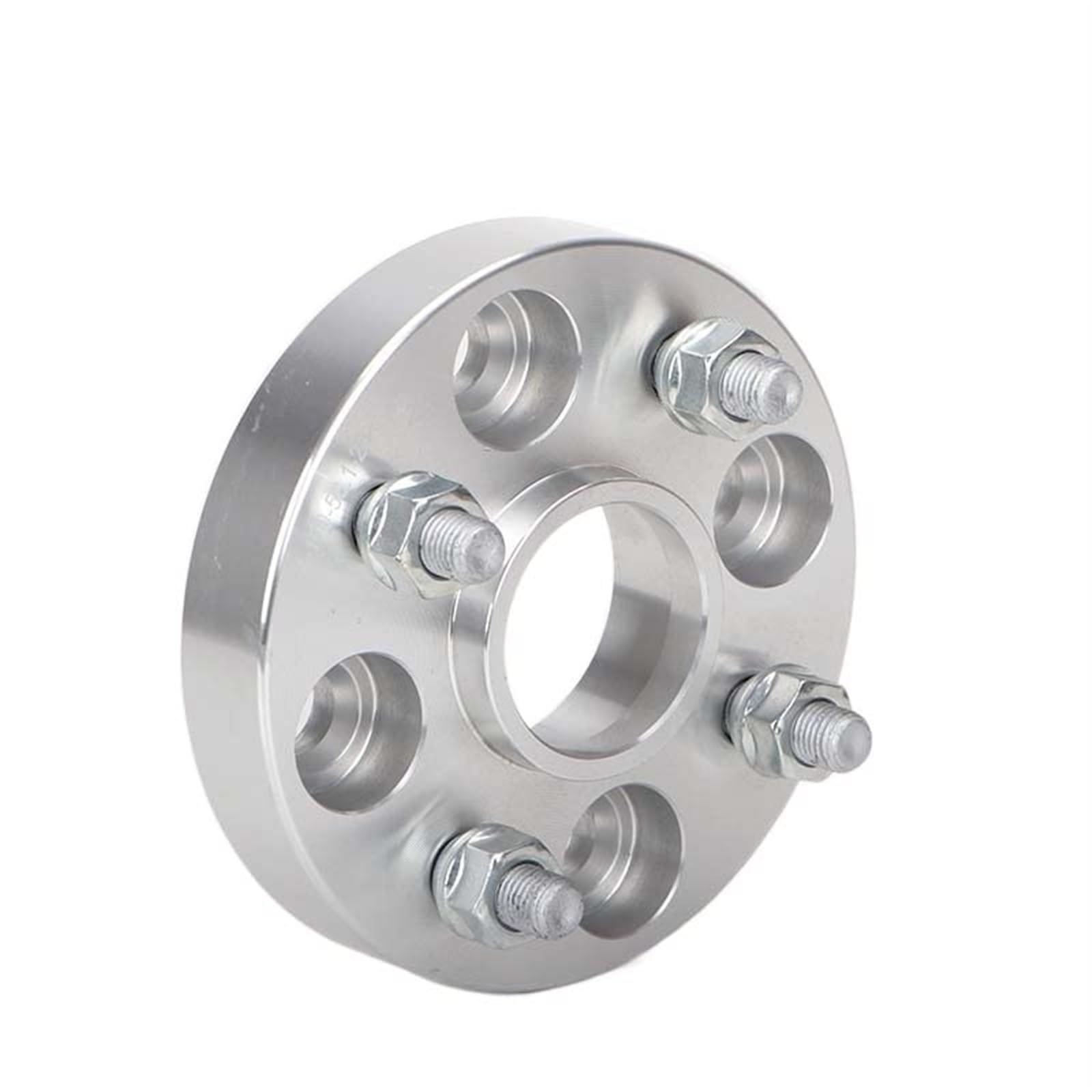 2 sztuki PCD 4x114.3 15/20/25/30/35mm Hubcentric 60.1mm Nakrętka 12 * 1.25 Adaptery dystansowe kół, do samochodów z 4 otworami Dystanse kół dla stabilności pojazdu(Black 2PCS 30MM SILVER)