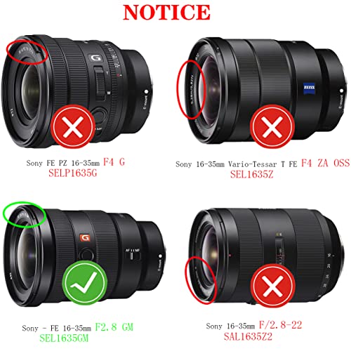 Tapa de lente de 82 mm para Sony FE 24-70 mm f/2.8 GM II y FE 16-35 mm f/2.8 GM (2 unidades) miniatura 3