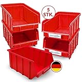 Unsere Stapelkisten der Gr. 4 haben die Maße 340x222x157mm (LxBxH)