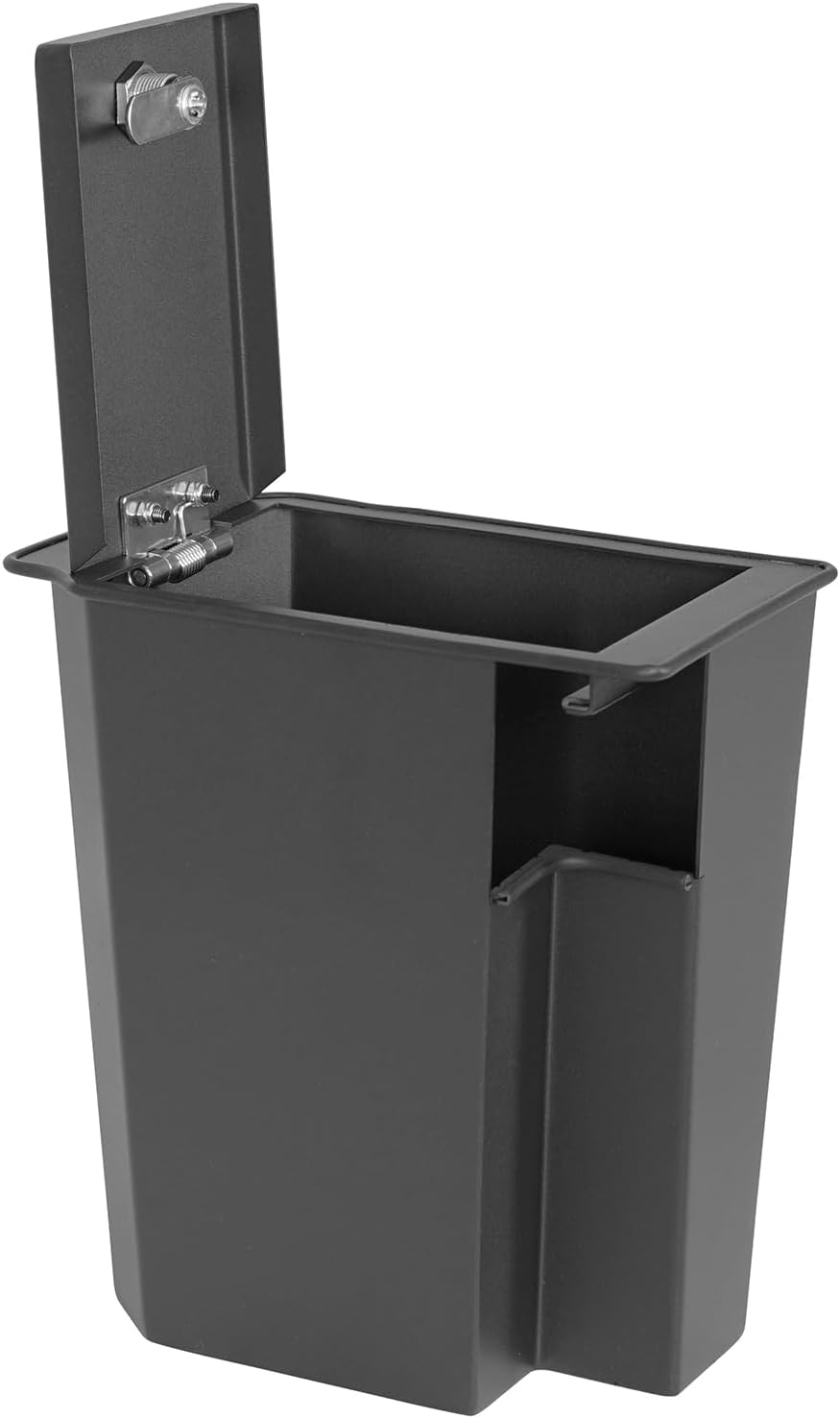 Hooke Road Center Console Organizer Safe Storage Lockbox for 2015-2022 Chevy Colorado & GMC Canyon Accessories - Black Steel