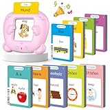 Sprechende Lernkarten Kinderspielzeug 510 Wörter Ab 2 3 4 5 6 Jahre Lernspiele Für Autismus Lernspielzeug Deutsch Lernen Für Kinder Vorschulkinder Geschenk Für Jungen Mädchen 2-4 Jahre(Rosa)