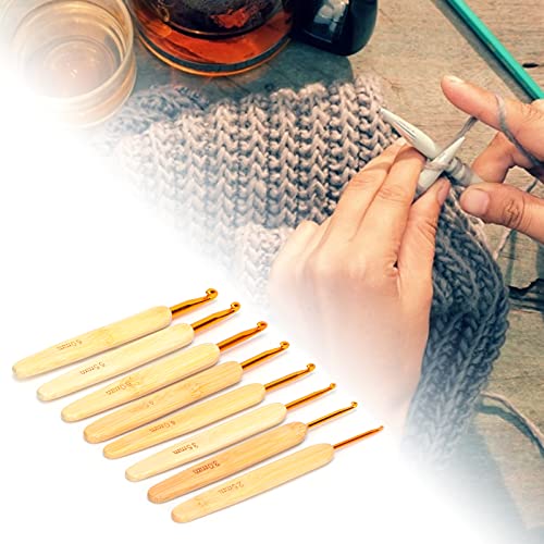 Gancho de crochê, Gancho de crochê de tricô resistente para suéter Tricô para lenços chapéus