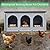 Rockever Nesting Boxes for Chickens, Plastic Nesting Boxes for Chicken Coop, Waterproof 3 Compartment Chicken Nesting Box for Laying Eggs for Hens, Ducks and Poultry