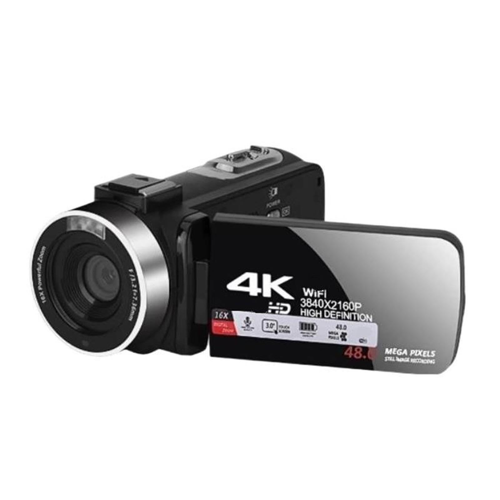 Kamera Wideo 4K HD Do Nagrywania Vlogów 3,0 Cala 48 MP Z Wi-Fi