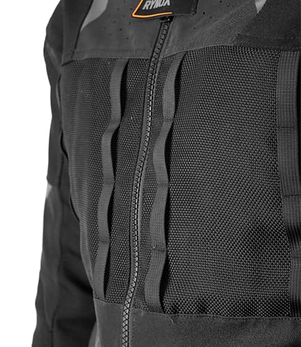 Image of Rynox Outlander Pro Jacket CE Certified Class AA - Motorcycle Riding Jacket | Impact Protection | Abrasion Resistance | Water Resistant | Shoulder, Elbow, Back, Chest Protectors