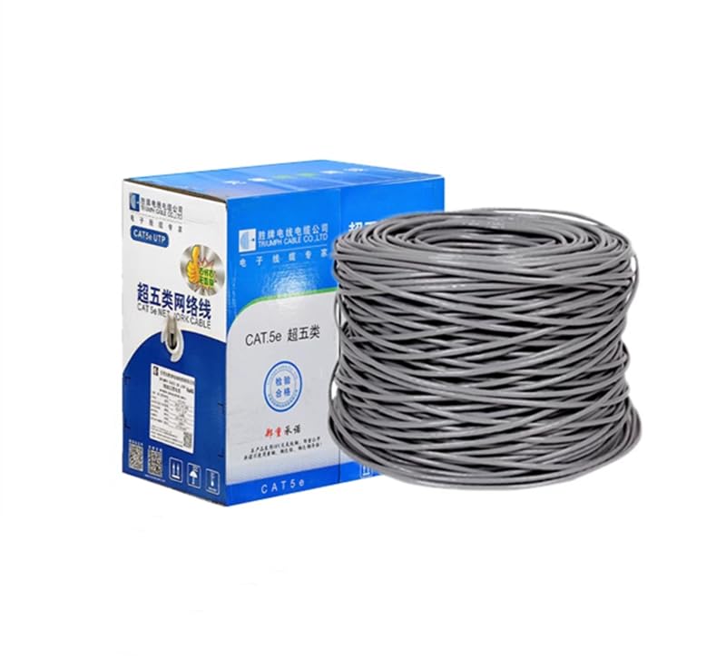 Super Category 5 Single Screen Network Cable Broadband Engineering Home High Speed Oxygen Free Copper Network Cable (300 Meters)