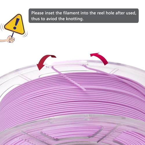 Image of iSANMATE High Speed Matte PLA+ 3D Printer Filament, Matte Lilac PLA+ Filament 1.75mm Designed for High Speed 30-600mm /s, Fast Printing Speed PLA, Dimensional Accuracy ±0.02mm, 1kg Spool (2.2lbs)