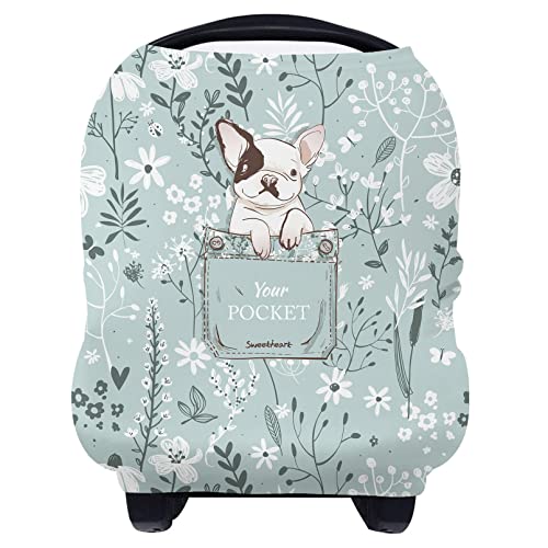 Image of Yoofoss Nursing Cover Breastfeeding Scarf - Baby Car Seat Covers, Infant Stroller Cover, Carseat Canopy for Girls and Boys