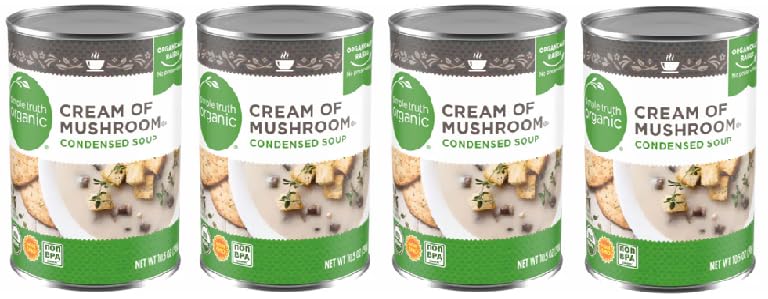 Organic Cream of Mushroom Condensed Soup (4 cans, 10.5 oz. Each)