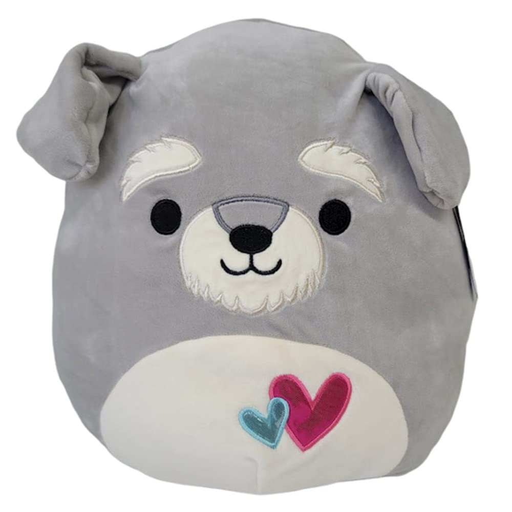 Squishmallows Official Kellytoy Valentines Squad Squishy Soft Plush Toy Animal (8 Inch, Shaun Schnauzer) โ image 1