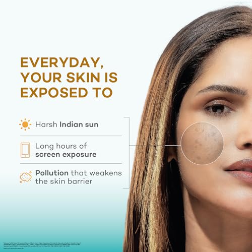 Image of Bi-Luma Sunscreen| Spf 50+ & Pa++++|Brightening & Hydrating Sunscreen|Dermatologically Tested|Uva,Uvb,Visible Light, Blue Light & Pollution |Oily, Dry, Sensitive & Combination Skin| 50Ml