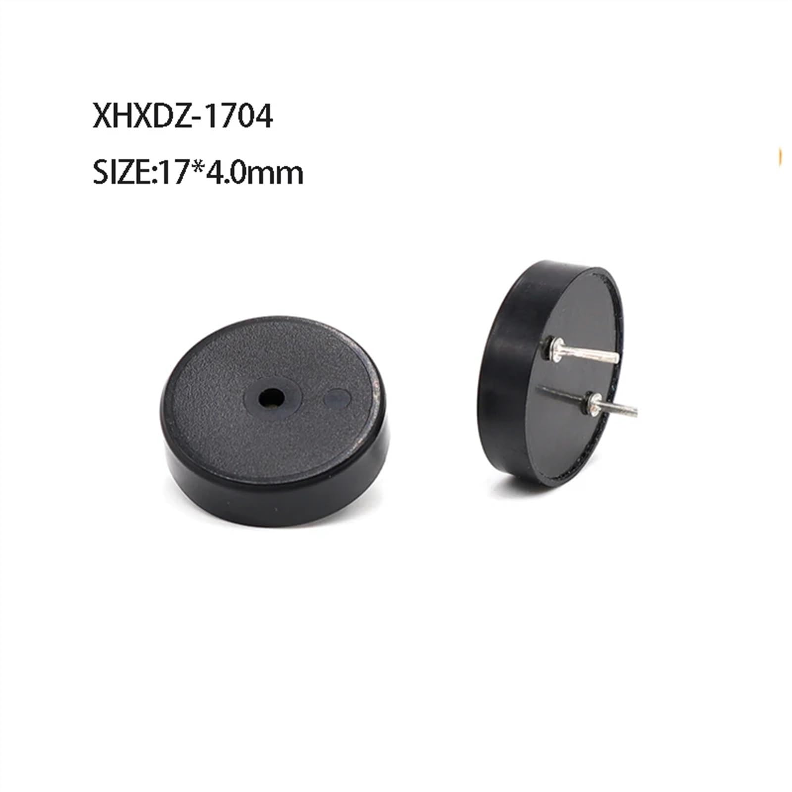 WUZDPRCJ 100pcs1704 piezoelectric Passive Buzzer Foot Pitch 10mm Small Power Consumption AC Buzzer high Temperature Resistance