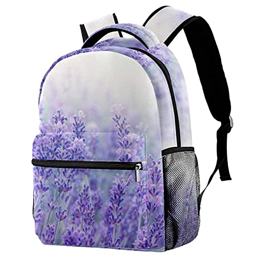 Sac à dos outdoor au motif original de crâne gothique et flore sauvage colorée