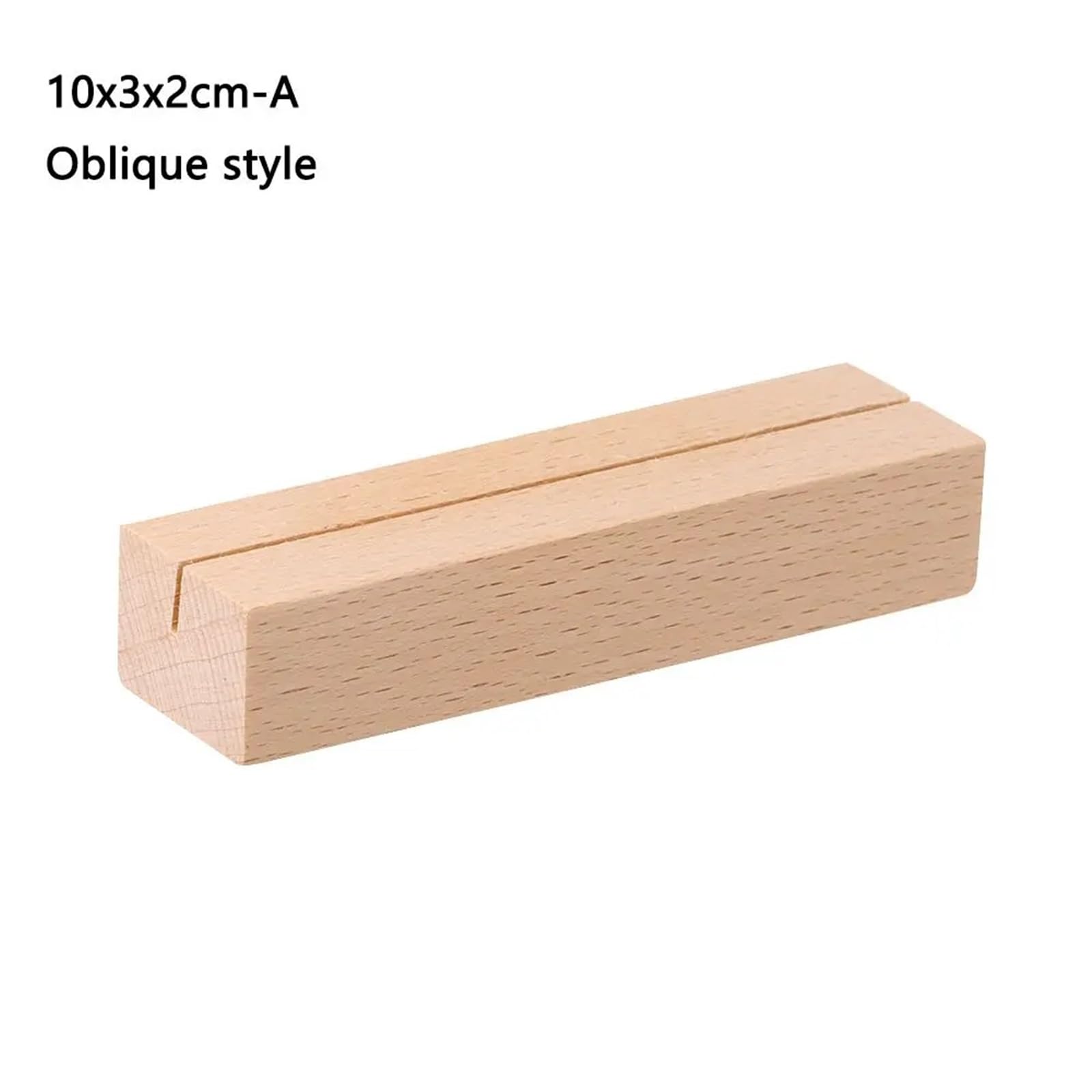 Tischkartenhalter aus Holz, romantische Bildkarten, Präsentationsständer, Schreibtisch-Dekoration für Hochzeitstisch, Namennummer, Bilder (10 x 3 x 2 cm-A), 4 Stück