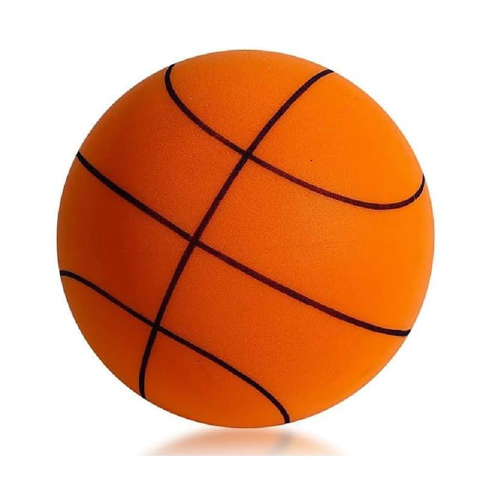 Silent Basketball, Standard Hush Handle Basketball, Quiet Basketball Dribbling Indoor, Silent Swish Basketball, Silent Training Foam Basketball for Indoor