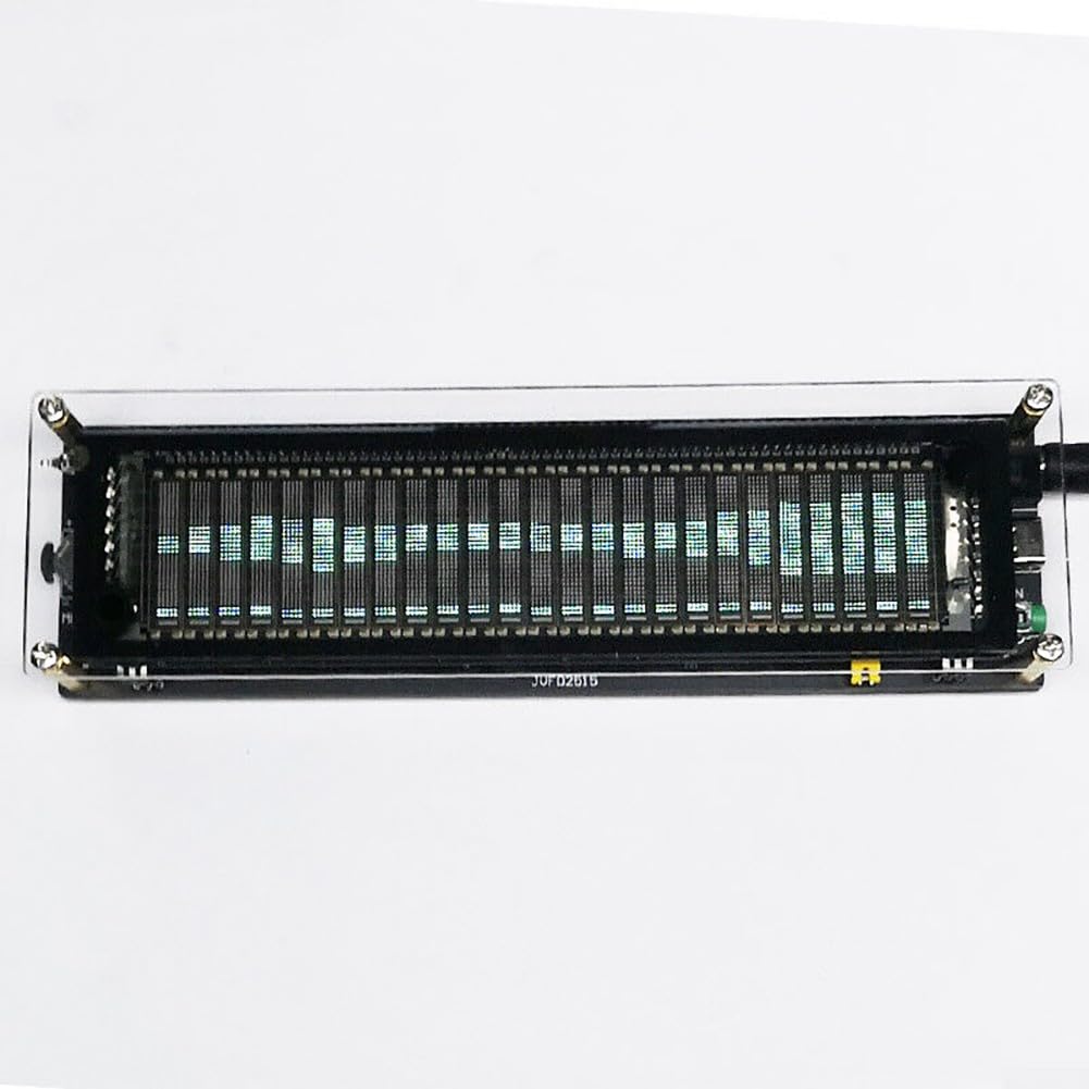 LED Music Spectrum Indicator, VU Meter Indicator Analyzer, VFD2515 Audio Spectrum Analyzer VFD Sound Control Music Level Display VU Meter