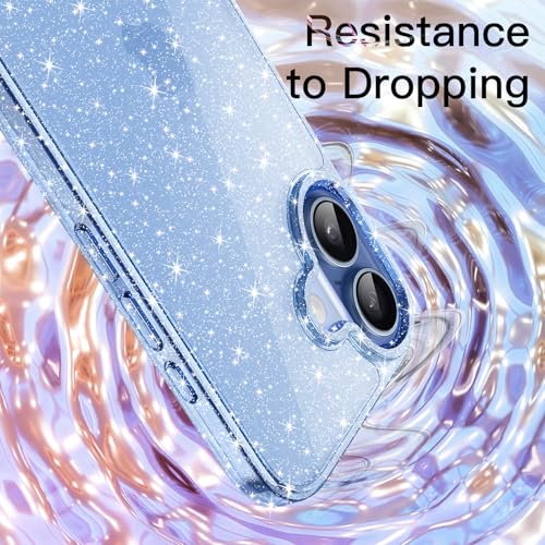 Image of JETech Glitter Case for iPhone 17, Blue