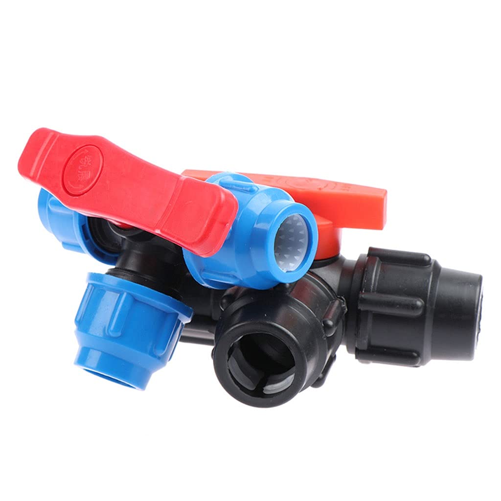 Vanne à Bille En Plastique à 3 Voies Pour Tuyau En Polyéthylène Avec