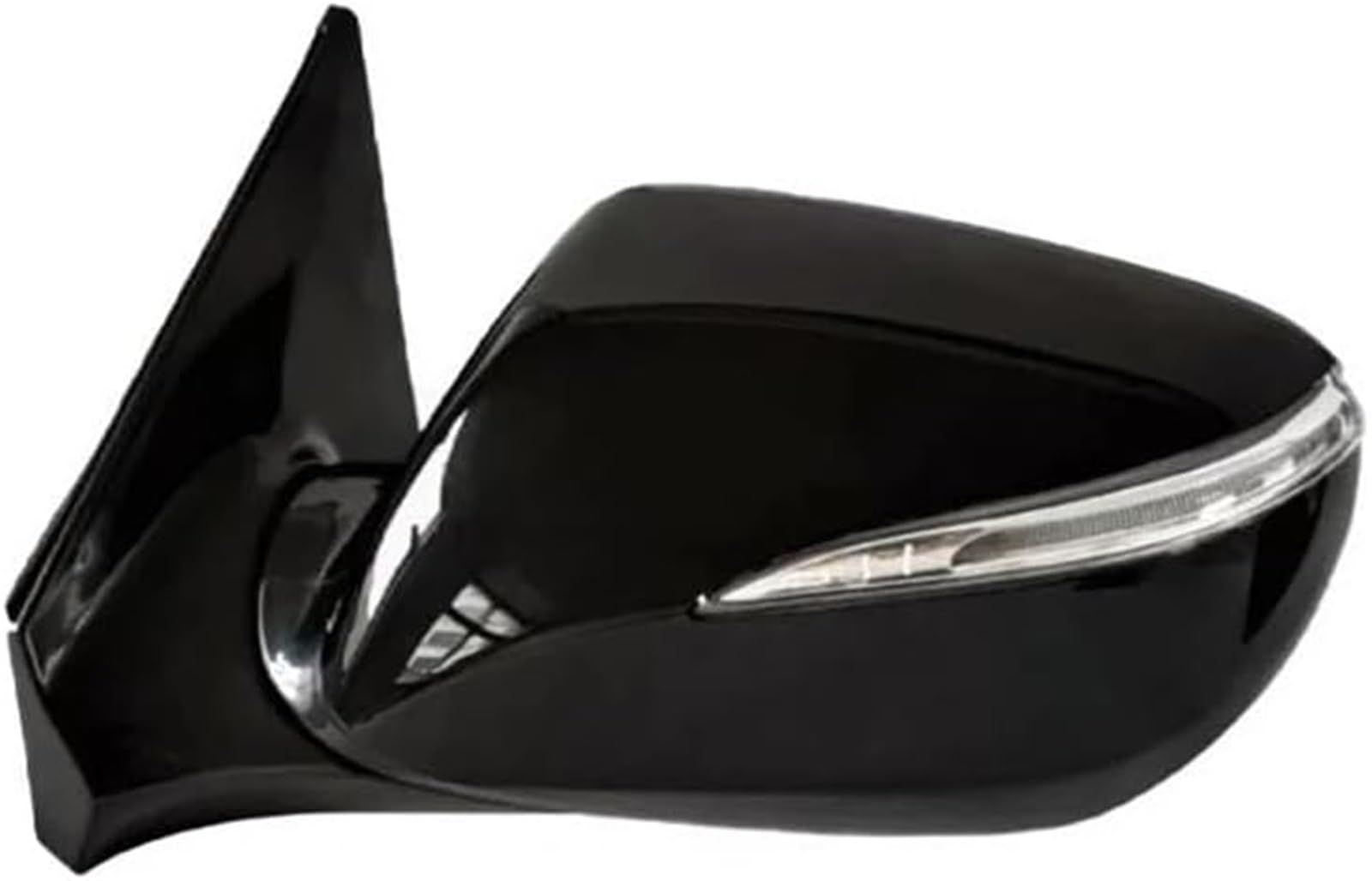 Rétroviseur gauche 10 pins Hyundai IX45 noir de haute qualité de finition - 4