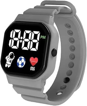 Unisex Square LED Digital Watch Waterproof Sports Watch Electronic Watches for Men Women Students Comfortable Wearing Electronic Watches