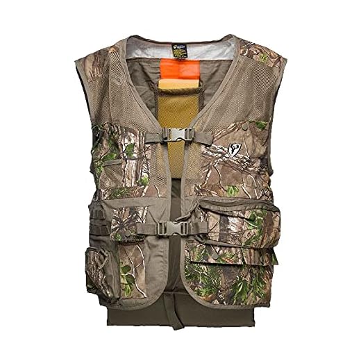ScentBlocker Torched Turkey Vest, Green, X-Large/2X-Large