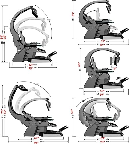 GAMVDOUT Office Chair Comfortable Video Gaming Chair Gaming Computer Cockpit Luxurious Gaming Chair Game Cockpit Boss Chair Game Chair Ergonomic Zero Gravity Computer Cockpit Workstation qilin の商品画像 2