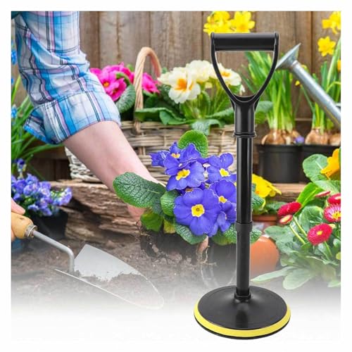 立ち上がり補助具, 41~61cm 3段階の高さ調整 介護 手すり, 軽量、ポータブル、滑り止め 屋外 手すり 高齢者に適したツール 園芸 倉庫 しゃがむ作業