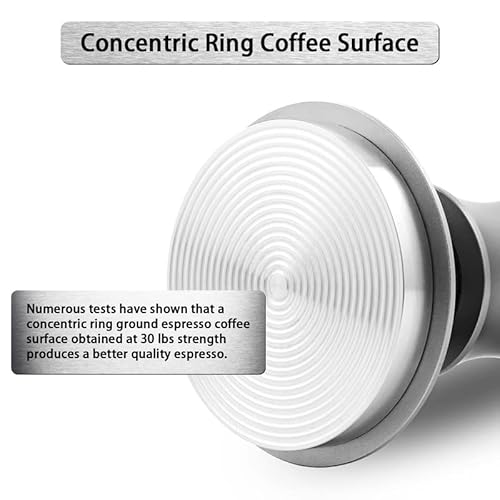 Gojosowin Espresso Tamper 58Mm, Premium Heavy Duty Barista Coffee Tamper With Calibrated Spring Espresso Accessories, Stainless Steel Based Tamper For Espresso Machine (58Mm, Silver Color) #TOP3