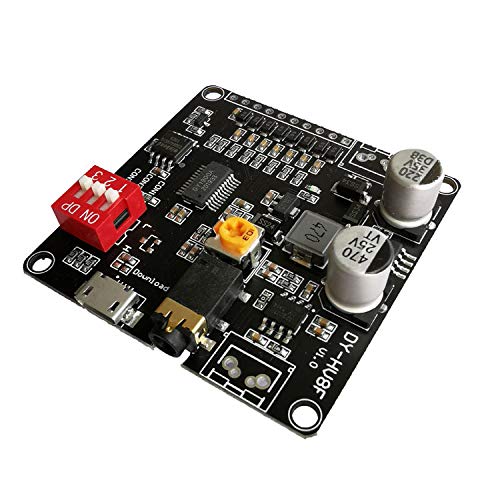 Bloepum 12V/24V Voice Playback Module Serial Port Control Playback 10W/20W Voice Module HV8F