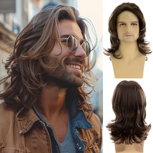 Dsimeig �����O�E�F�[�u�u���E���E�B�b�O �j���p �i�`������ ���C���[�h ���b�J�[�X�^�C�� �R�X�v�� �w�A �E�B�b�O