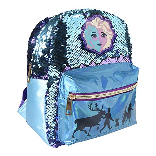 Disney   Frozen 2   Mochila Exclusiva para Niñas   Diseño 3D Holográfico De Lentejuelas