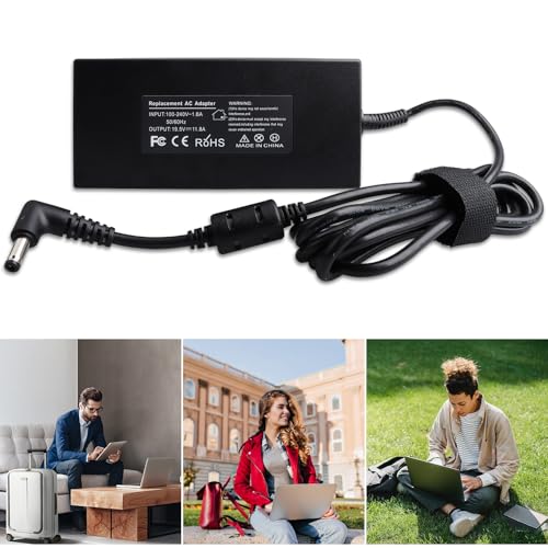 230W Adapter Compatible with MSI GS65, GS66, GS75, GS76 Stealth, WS65, WS66, WS75, WS76, P65, P75 Creator, A12-230P1A and A17-230P1A, Charging Cable Included Power Supply for MSI Gaming Computer