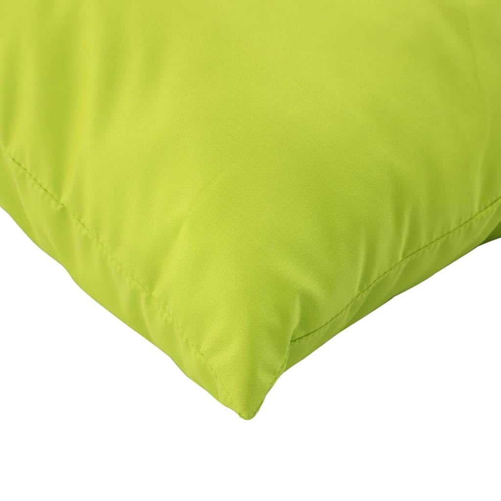 Poduszki na palety, 3-częściowe, jasnozielona, tkanina Oxford, tapicerowana, ergonomiczna, wodoodporna, do ogrodu, na balkon, taras, do użytku wewnątrz i na zewnątrz, komfort i dekoracja