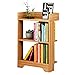 Bookshelf CHUANLAN Typ ekonomiczny Oszczędność miejsca Student regał półki stojące na podłodze (kolor: Czerwony klon, rozmiar: 40 * 22 * 72,5 cm)